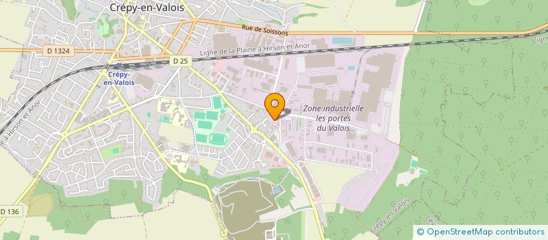 localisation de l'entreprise MONSIEUR ANGE LOPES RIBEIRO  LA FERTE-MILON