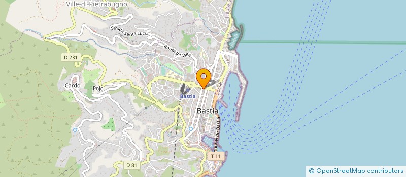 localisation de l'entreprise MONSIEUR ANGE LOUIS FRANCESCHETTI à BASTIA