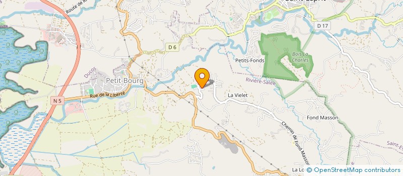 localisation de l'entreprise MONSIEUR ANGE-LOUP STIMBRE à RIVIERE-SALEE