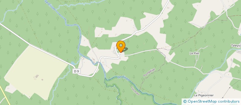 localisation de l'entreprise MONSIEUR ANGE MALONGA  POMPEJAC