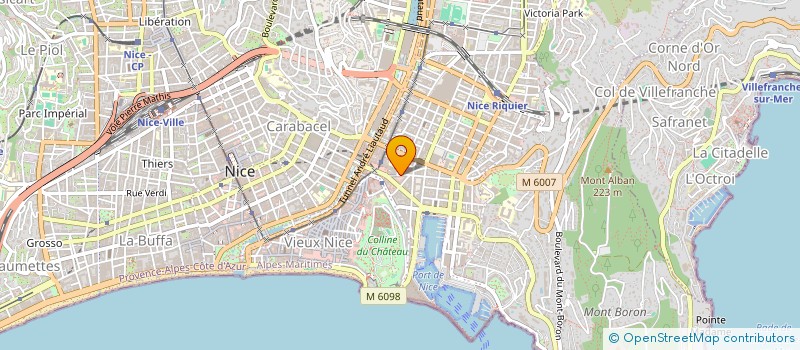 localisation de l'entreprise MONSIEUR ANGE-MARIE CHEVRE à NICE