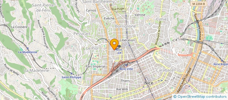 localisation de l'entreprise MONSIEUR ANGE-MARIE SALMONT à NICE