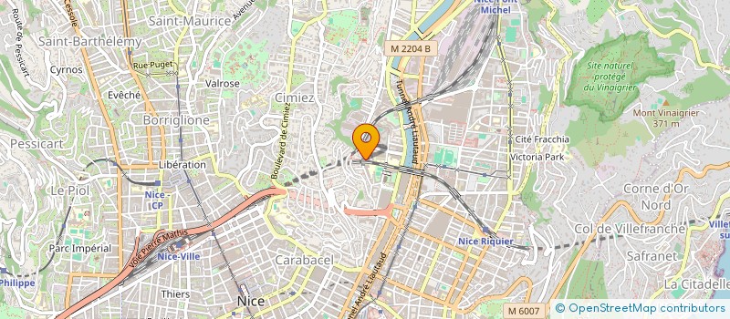 localisation de l'entreprise MONSIEUR ANGE MARTINEZ à NICE