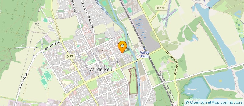 localisation de l'entreprise MONSIEUR ANGE MAVOUNGOU MPASSI  VAL-DE-REUIL