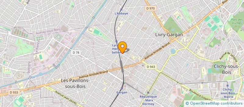 localisation de l'entreprise MONSIEUR ANGE MICHEL MARIGNAN  LIVRY-GARGAN