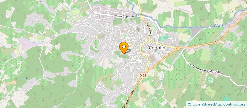 localisation de l'entreprise MONSIEUR ANGE MILESI à COGOLIN