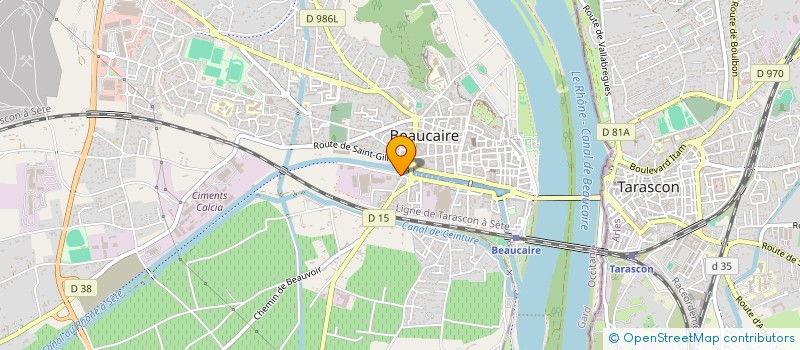 localisation de l'entreprise MONSIEUR ANGE MISON  BEAUCAIRE