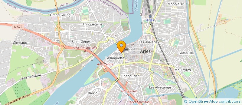 localisation de l'entreprise MONSIEUR ANGE MONNIER  ARLES