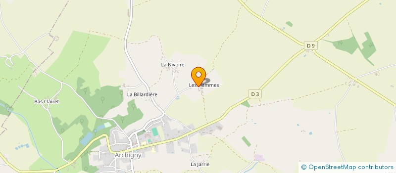 localisation de l'entreprise MONSIEUR ANGE MORTAUD à ARCHIGNY