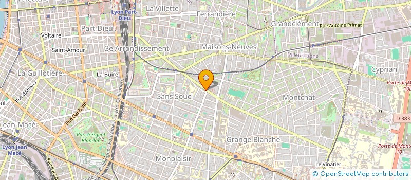 localisation de l'entreprise MONSIEUR ANGE NSETH  LYON