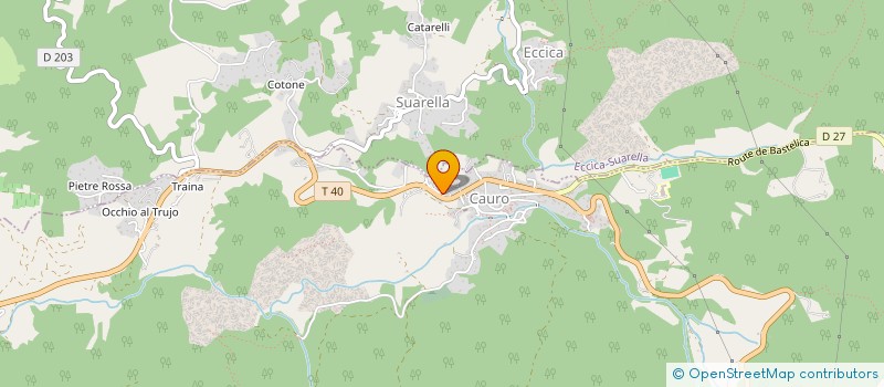 localisation de l'entreprise MONSIEUR ANGE PAOLINI à CAURO
