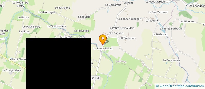 localisation de l'entreprise MONSIEUR ANGE PAQUET  DOURDAIN