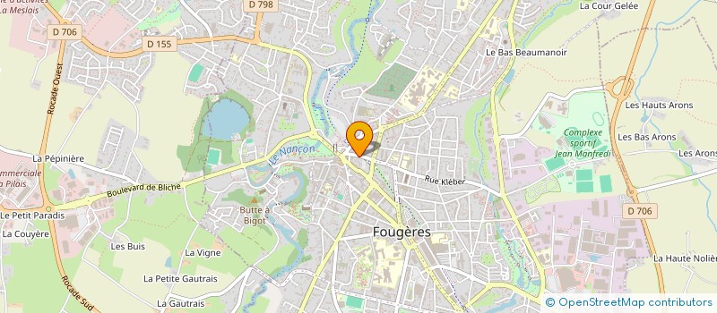 localisation de l'entreprise MONSIEUR ANGE PHELIPPART  FOUGERES