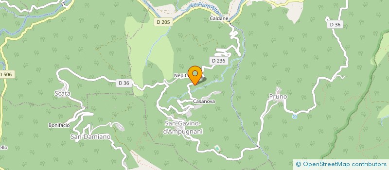 localisation de l'entreprise MONSIEUR ANGE PIERRE PERI à SAN GAVINO D'AMPUGNANI