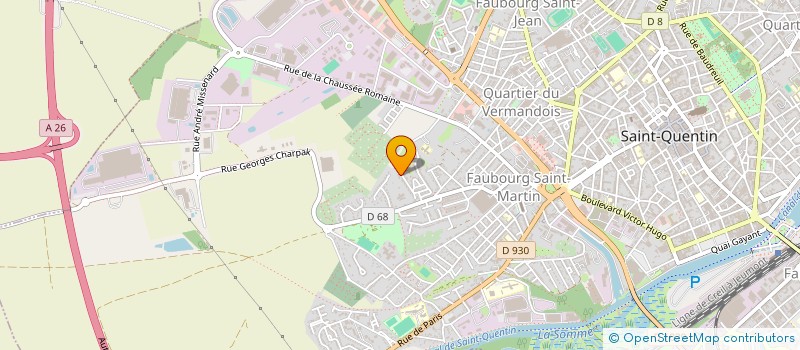localisation de l'entreprise MONSIEUR ANGE POCAS à SAINT-QUENTIN