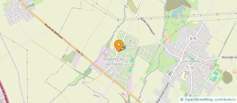 localisation de l'entreprise MONSIEUR ANGE POLLET  NOYELLES-LES-VERMELLES