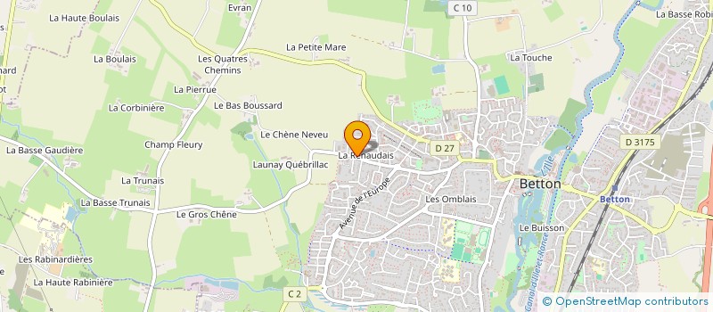 localisation de l'entreprise MONSIEUR ANGE PRIOUR à BETTON