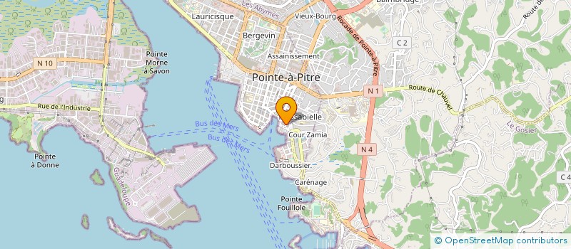 localisation de l'entreprise MONSIEUR ANGE PRODHOMME à POINTE-A-PITRE