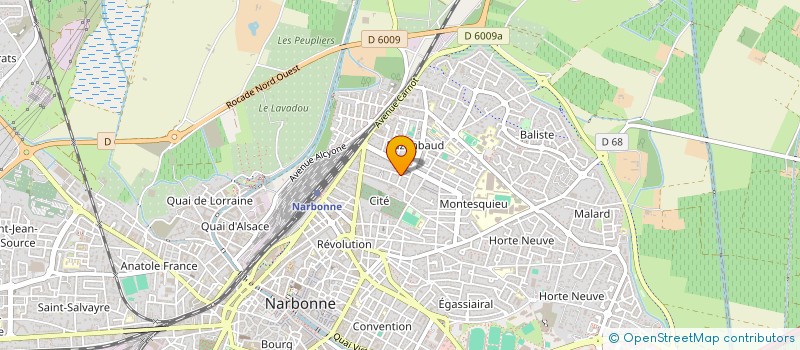 localisation de l'entreprise MONSIEUR ANGE RAYNAUD  NARBONNE