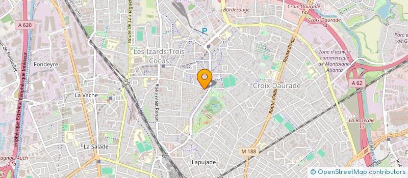 localisation de l'entreprise MONSIEUR ANGE ROCCHESANI à TOULOUSE