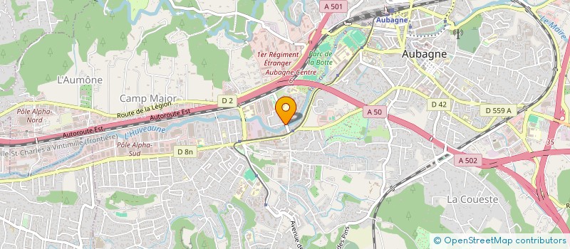 localisation de l'entreprise MONSIEUR ANGE RODRIGUEZ  AUBAGNE