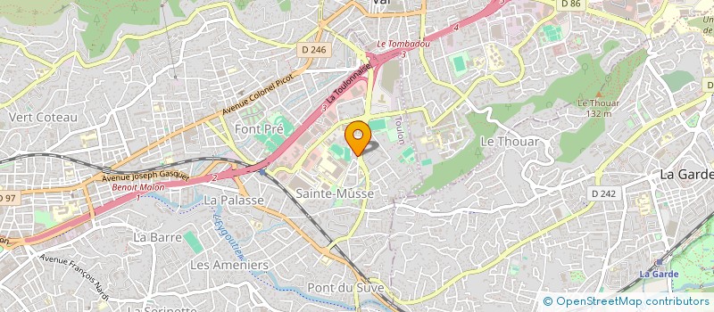 localisation de l'entreprise MONSIEUR ANGE SANTIAGO  TOULON