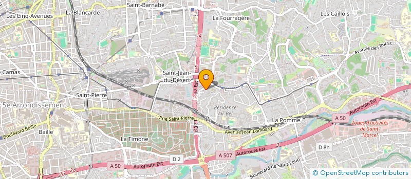 localisation de l'entreprise MONSIEUR ANGE TAIEB à MARSEILLE