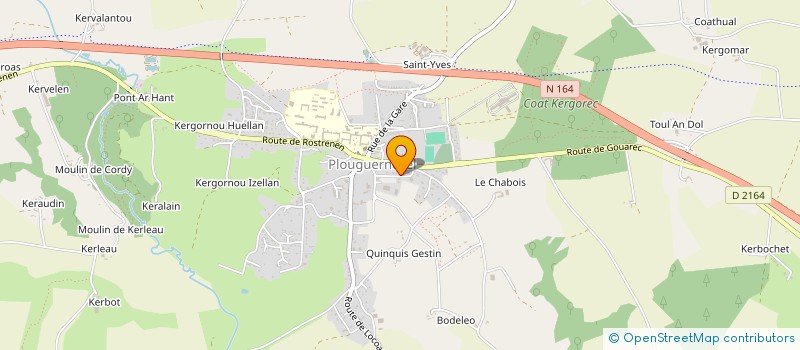 localisation de l'entreprise MONSIEUR ANGE TALIBART à PLOUGUERNEVEL