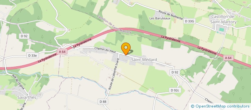 localisation de l'entreprise MONSIEUR ANGE TAPIE  SAINT-MEDARD