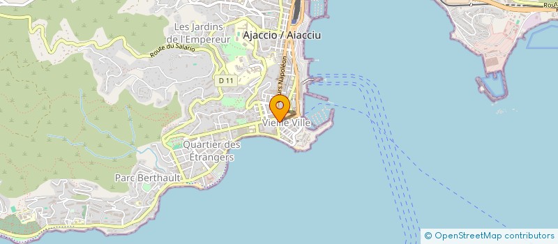 localisation de l'entreprise MONSIEUR ANGE TAVERA à AJACCIO