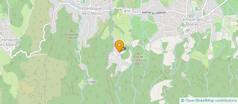 localisation de l'entreprise MONSIEUR ANGE TOMAS  LAROQUE-DES-ALBERES