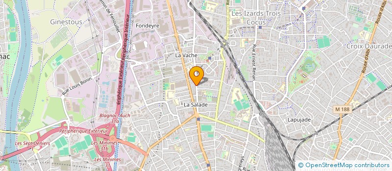 localisation de l'entreprise MONSIEUR ANGE TOMMASINO à TOULOUSE
