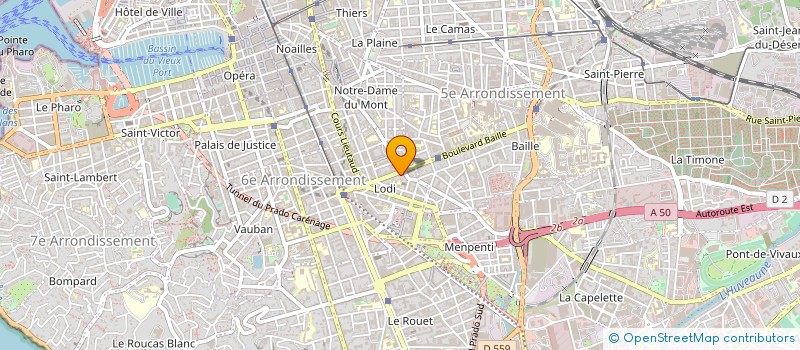 localisation de l'entreprise MONSIEUR ANGE TRISTANI à MARSEILLE