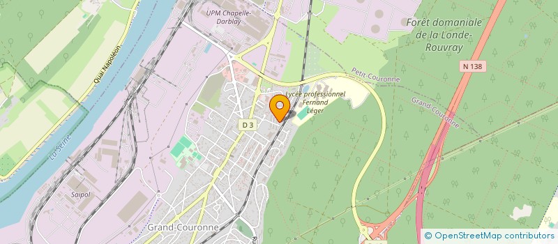 localisation de l'entreprise MONSIEUR ANGE TSARAFARA  GRAND-COURONNE