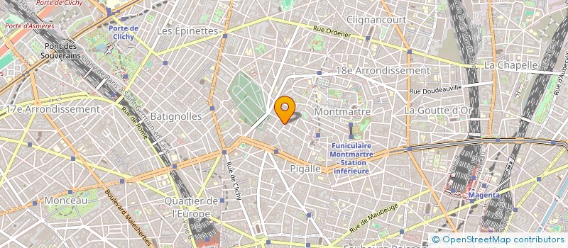 localisation de l'entreprise MONSIEUR ANGE VINCENTELLI  PARIS