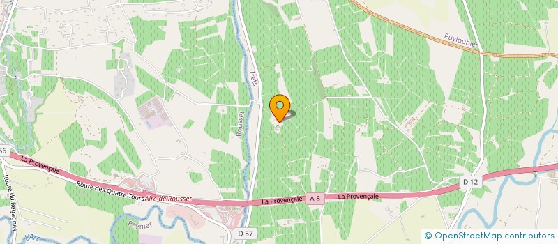 localisation de l'entreprise MONSIEUR ANGE VOLLARO à TRETS