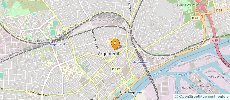 localisation de l'entreprise MONSIEUR ANGE WENZI KAMONE à ARGENTEUIL