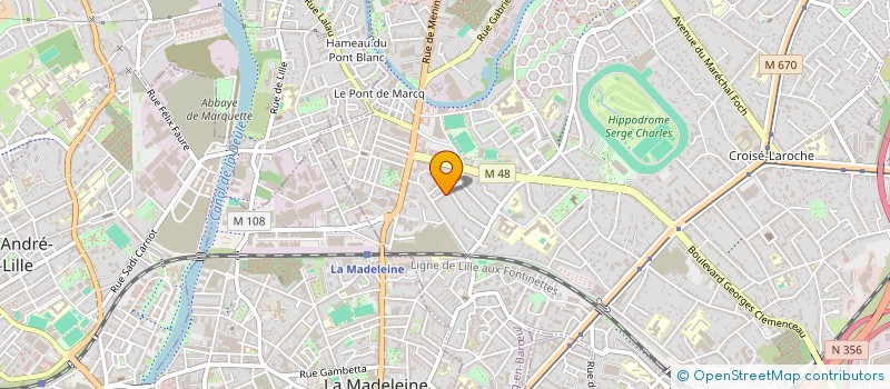 localisation de l'entreprise MONSIEUR ANGE WILK à MARCQ-EN-BARŒUL