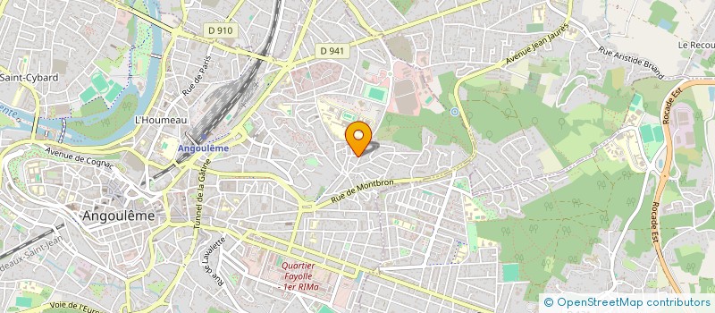 localisation de l'entreprise MONSIEUR ANGE ZOOURI-AUDOUIN à ANGOULEME