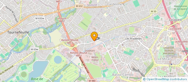 localisation de l'entreprise MONSIEUR ANGEE KOMANO  TOULOUSE