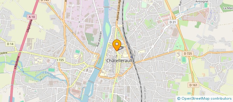 localisation de l'entreprise MONSIEUR ANGEL ALIZON  CHATELLERAULT