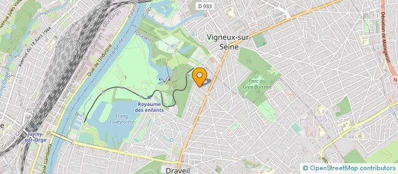 localisation de l'entreprise MONSIEUR ANGEL ALMAGUER VERDECIA à DRAVEIL