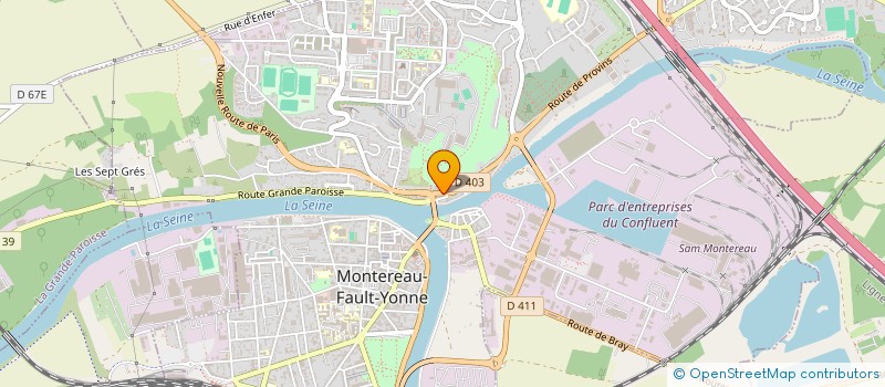 localisation de l'entreprise MONSIEUR ANGEL ANCHIN  MONTEREAU-FAULT-YONNE