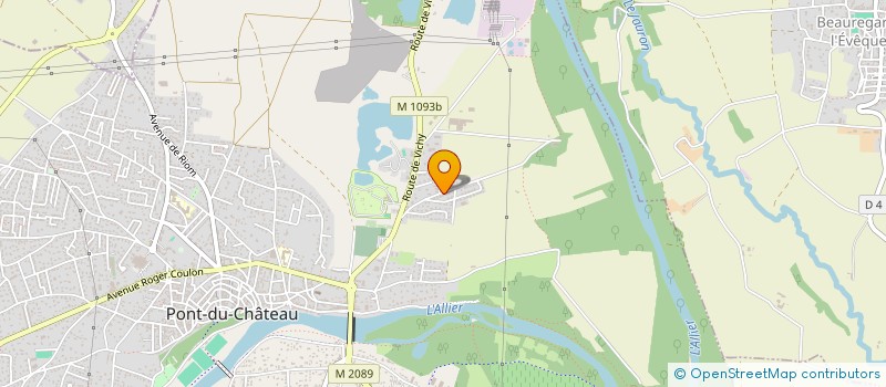 localisation de l'entreprise MONSIEUR ANGEL ANDRE  PONT-DU-CHATEAU