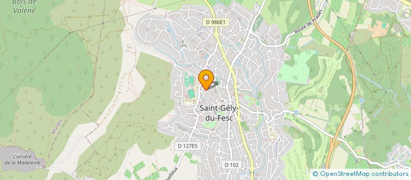 localisation de l'entreprise MONSIEUR ANGEL ARGILES CISCART  SAINT-GELY-DU-FESC