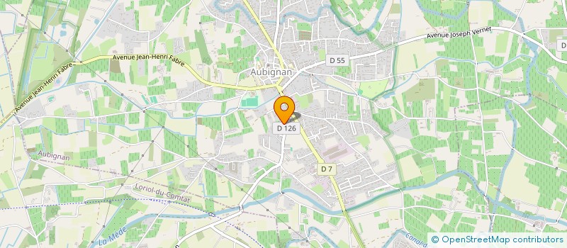 localisation de l'entreprise MONSIEUR ANGEL AVILA  AUBIGNAN