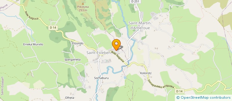 localisation de l'entreprise MONSIEUR ANGEL BENTO  SAINT-ESTEBEN