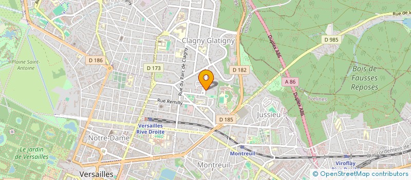 localisation de l'entreprise MONSIEUR ANGEL BRUCENA à VERSAILLES