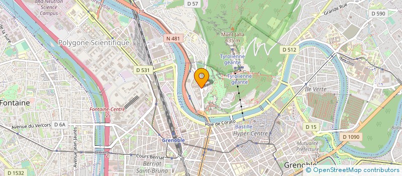 localisation de l'entreprise MONSIEUR ANGEL BURIA  GRENOBLE