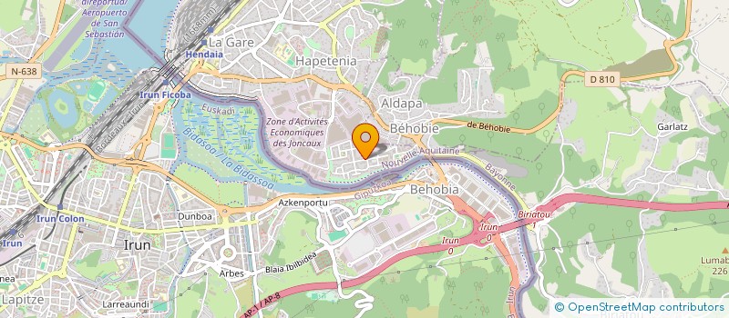 localisation de l'entreprise MONSIEUR ANGEL CORTES MARTINEZ à HENDAYE